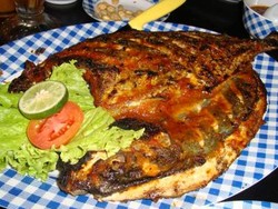 Dibuai Kelembutan Ikan Patin Taman Daun