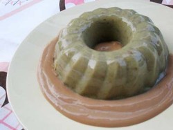 Resep Puding: Puding Kacang Hijau Moka