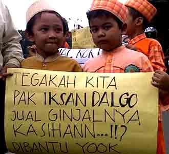 Aksi Simpatik untuk Iksan Dalgo