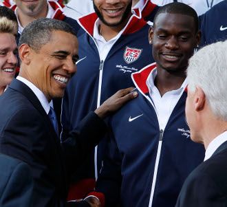 Obama Semangati Timnas AS