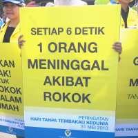 Depkes Gelar Aksi Simpatik Peringati Hari Anti Tembakau Sedunia
