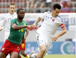 Tanpa Etoo, Kamerun Ditahan Slovakia