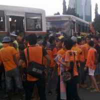 Ribuan Suporter Tanpa Tiket Jebol Pintu Gelora Bung Karno