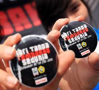Aksi Damai Hari Tanpa Tembakau Aksi Damai Hari Tanpa Tembakau
