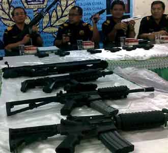 76 Pucuk Airsoft Ilegal Diamankan