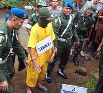 Rekonstruksi Mutilasi di Probolinggo