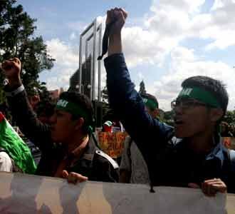 Mahasiswa Yogya Kecam Israel