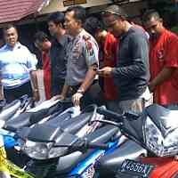 10 Pelaku Curanmor Ditangkap, 22 Motor Diamankan