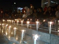 Puluhan Jurnalis Doakan Keselamatan Wartawan TVOne M Yasin