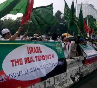 Mahasiswa-Pelajar Geruduk Kedubes AS