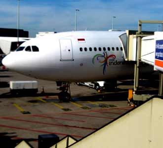 Garuda Mendarat di Amsterdam