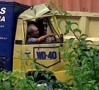 4 Truk Tabrakan Beruntun