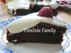 Brownis Pisang Bertopping