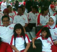 Aksi Semangat Indonesia di Senayan