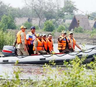 SBY Tinjau Hutan Bakau