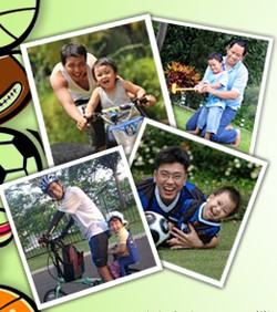 Lomba Foto Balita 1..2..3.., Ayo Berolahraga