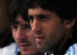 Milito Pas Dampingi Messi