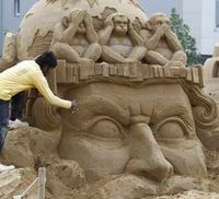 Festival Patung Pasir di Berlin
