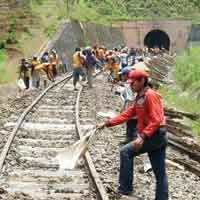 Sindikat Pencurian Rel Kereta Ditangkap 