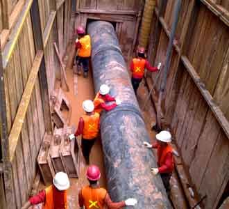 Pemasangan Pipa Air Minum