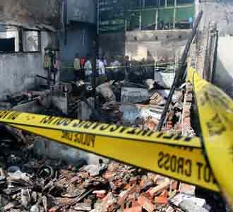 Sisa-sisa Kebakaran di Tambora