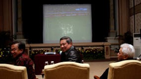 SBY Nonbar Piala Dunia di Bali