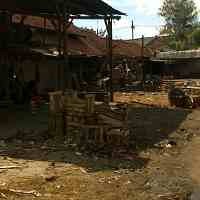 Pasar Koblen Nyaris Rata dengan Tanah