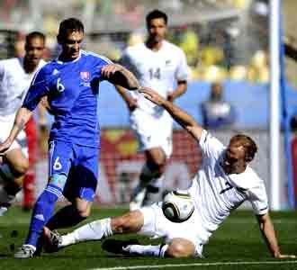 Selandia Baru-Slovakia Berbagi Angka