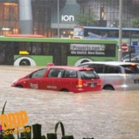 Restoran Wendys di Ion Orchard Juga Terendam