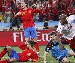 Spanyol Ditumbangkan Swiss