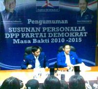 Anas Umumkan Pengurus DPP PD