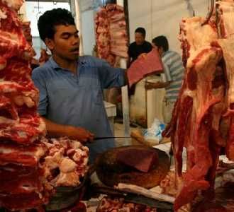 Pedagang Mayestik Tempati Lokasi Sementara