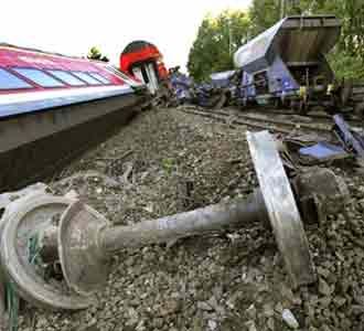 Tabrakan Kereta di Jerman