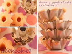 Resep Kue: Mini Blueberry Yoghurt Cake
