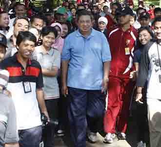 SBY Ramah Tamah Dengan Wartawan