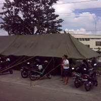 Tergenang Rob, Kantor Bea Cukai Jateng-DIY Bikin Tenda Darurat