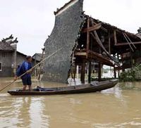 Korban Banjir China Capai 200 Orang