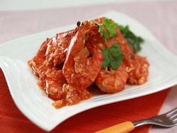 Resep Udang: Chilli Prawn
