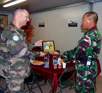 Dansatgas POM TNI Kunjungi QRF