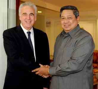 SBY Menerima Pimpinan GFATM