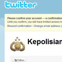 Akun Palsu Kepolisian RI Sambangi Twitter? 