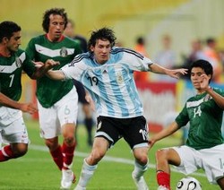 Argentina versus Meksiko Lagi di 16 Besar