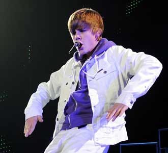 Aksi Panggung Justin Bieber