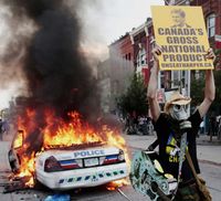 Demo Tolak G20 Bentrok