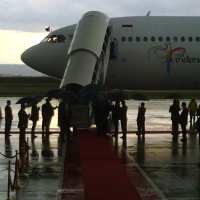 Hujan di Ankara, Presiden SBY Disambut Upacara Kenegaraan di Ruang VIP