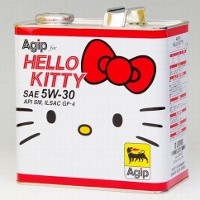 Oli Sintetik Hello Kitty dari Agip
