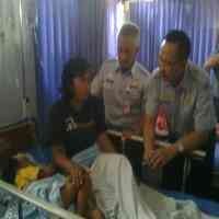 Wakil Menteri Perhubungan Jenguk Korban Luka