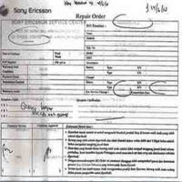 Service Centre Sony Ericsson Ambassador Tidak Kooperatif