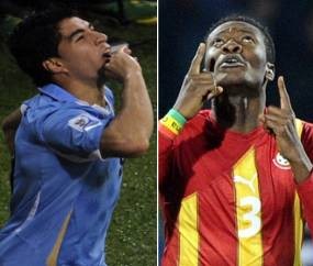 Yang Pertama untuk Uruguay & Ghana 