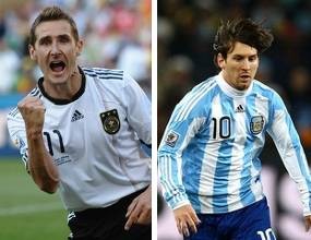 Coret Klose, Muller Jagokan Messi